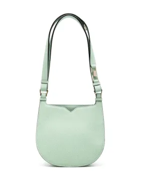 Valextra    Valextra Small Leather Hobo Bag