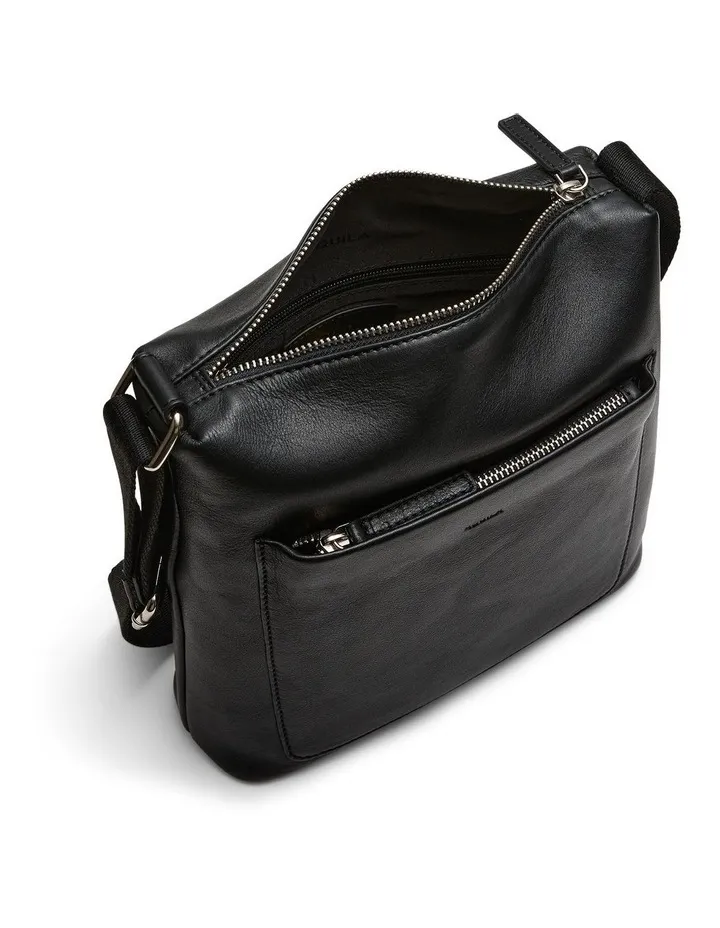 Victor Cross Body Bag in Black