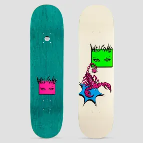 Welcome 8.25 Mace on Evil Twin Skateboard Deck Bone