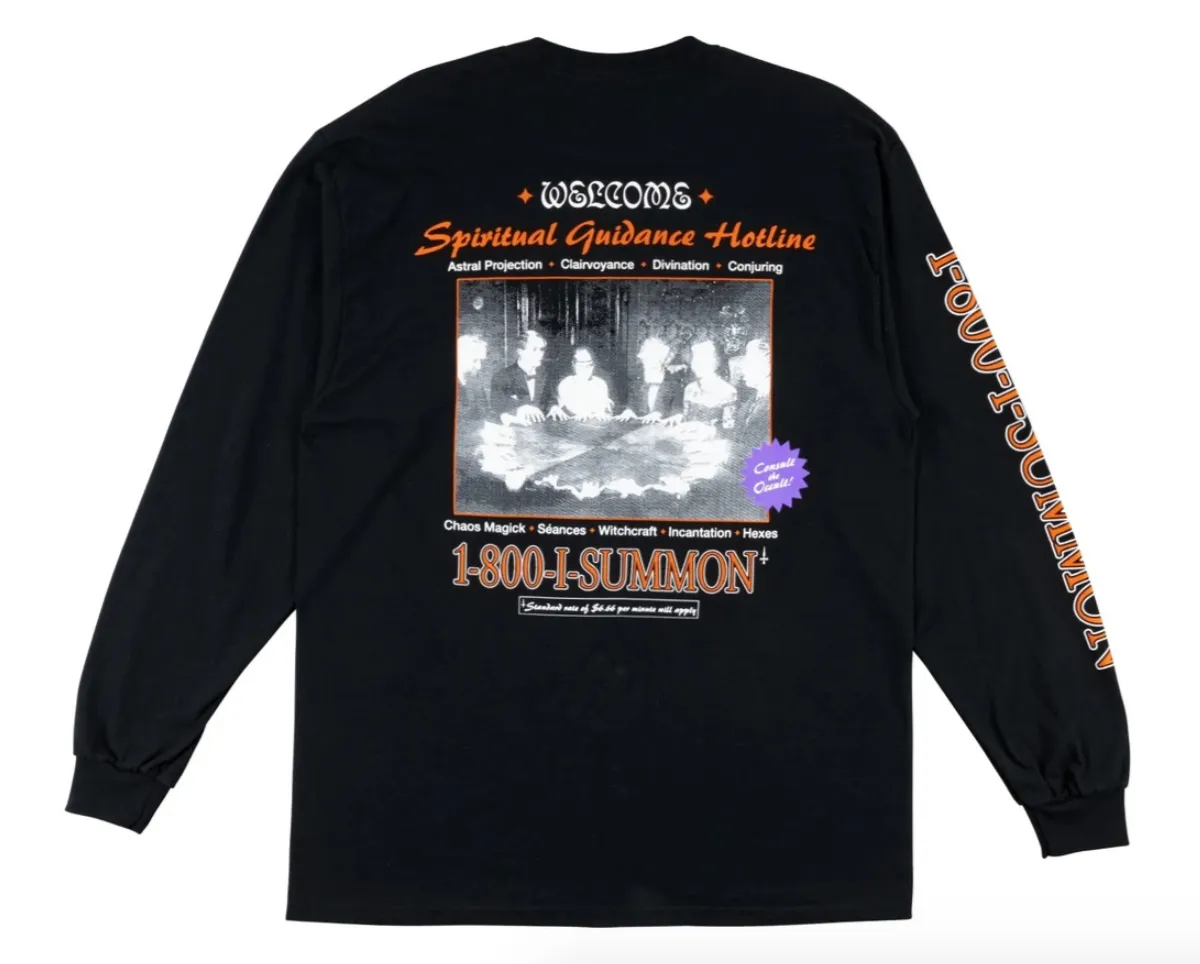 Welcome Skateboards - HOTLINE 2 Long Sleeve Tee - BLACK