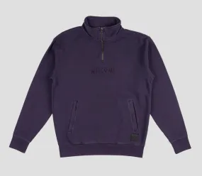 Welcome Skateboards - Scrawl Mock 1/4 Zip - Eggplant