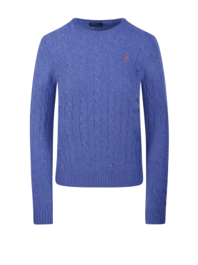 WOMAN RALPH LAUREN SKY BLUE WOOL JULIANNA PULLOVER