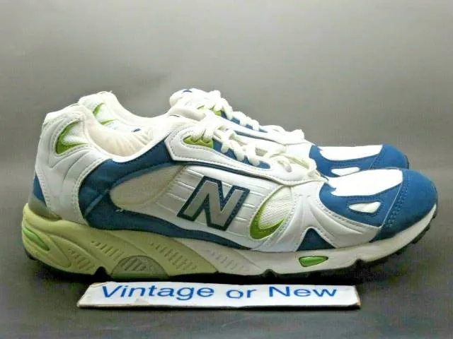 Women's VTG 90's New Balance 1120 White Blue Lime Green ...