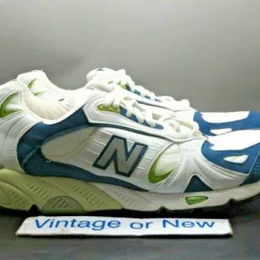 Women's VTG 90's New Balance 1120 White Blue Lime Green ...