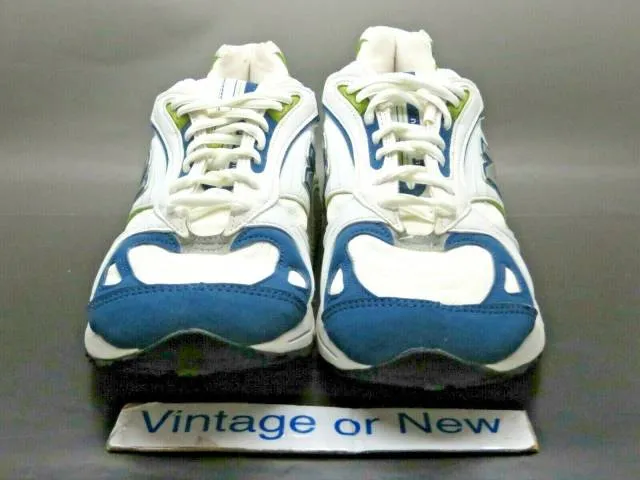 Women's VTG 90's New Balance 1120 White Blue Lime Green ...