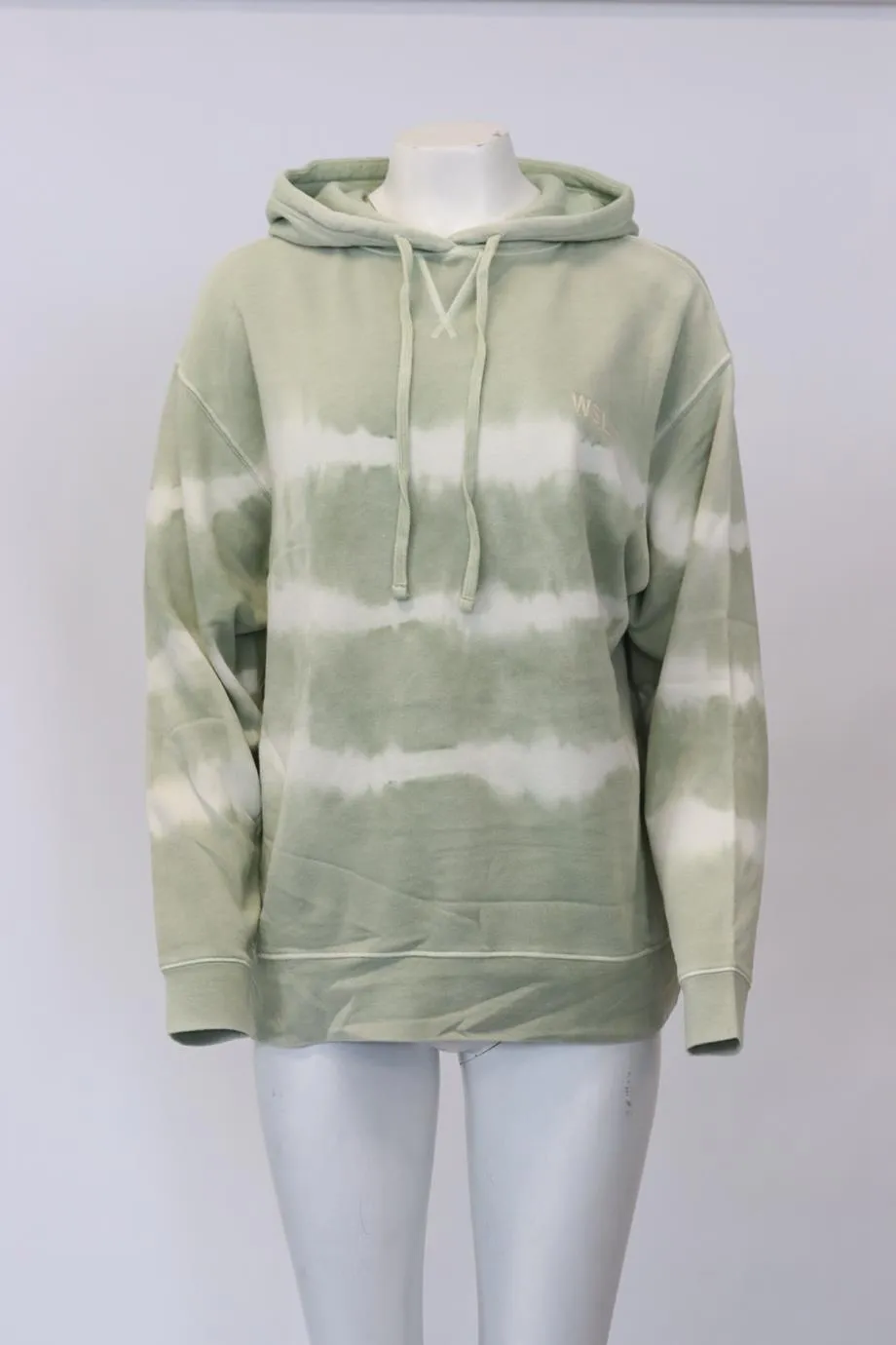 WSLY TIE DYED COTTON JERSEY HOODIE SMALL