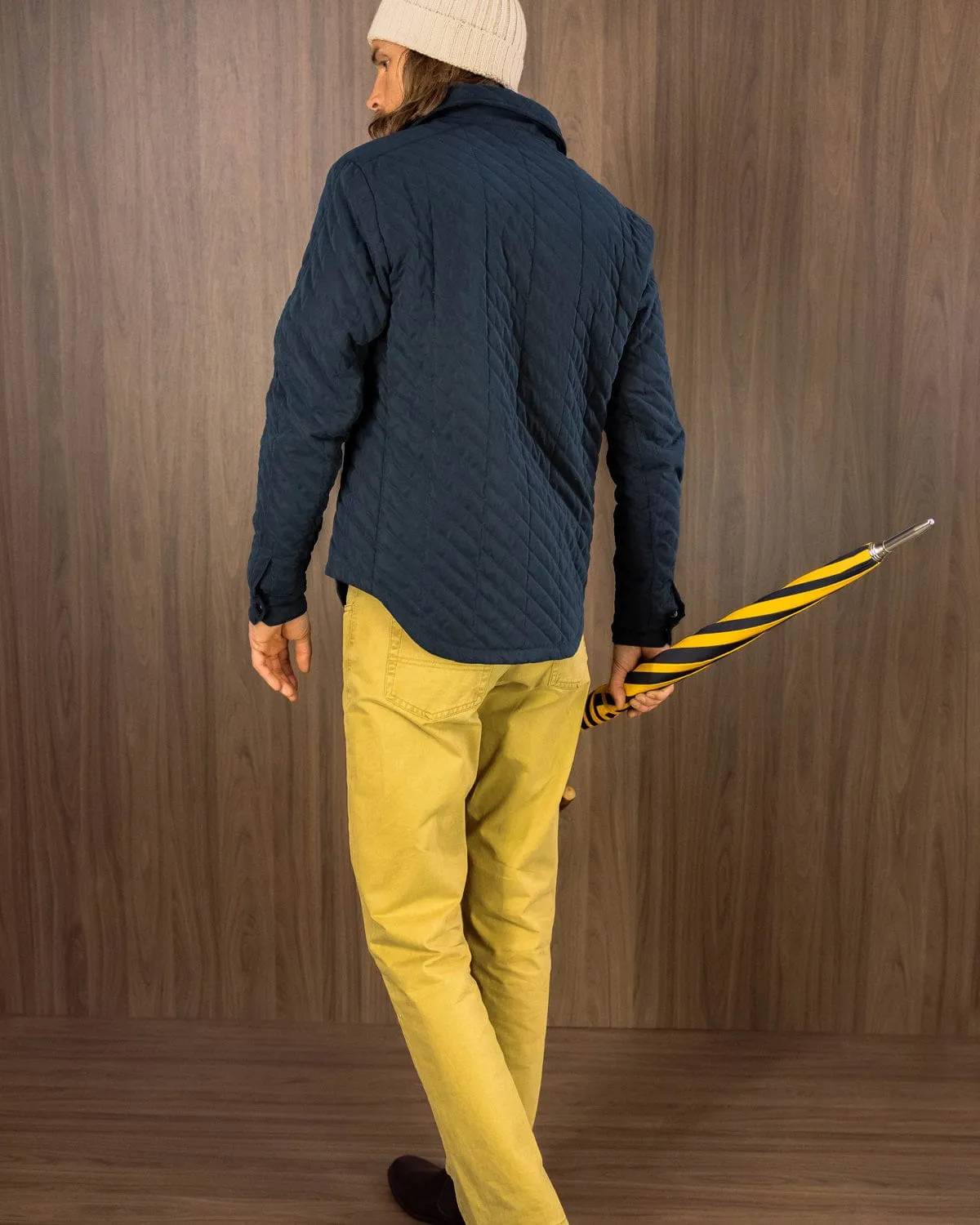 Yellow & Navy Golf Umbrella