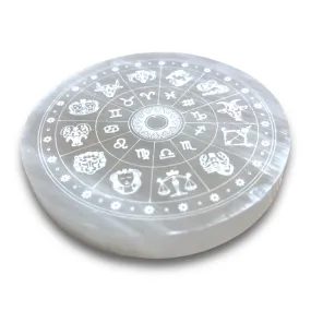 Zodiac Selenite Charging Plate